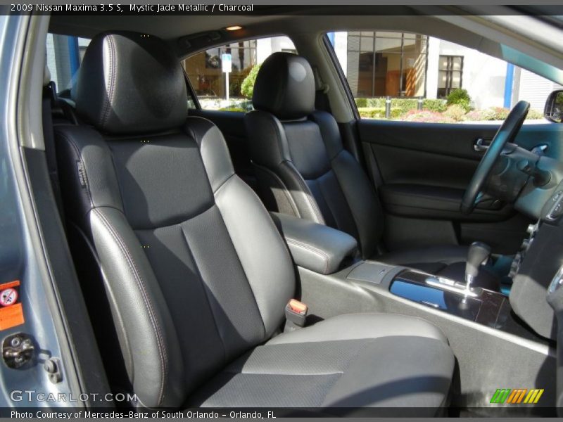 Mystic Jade Metallic / Charcoal 2009 Nissan Maxima 3.5 S