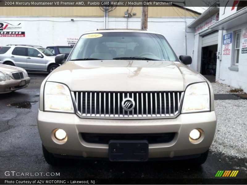 Pueblo Gold Metallic / Medium Dark Parchment 2004 Mercury Mountaineer V8 Premier AWD