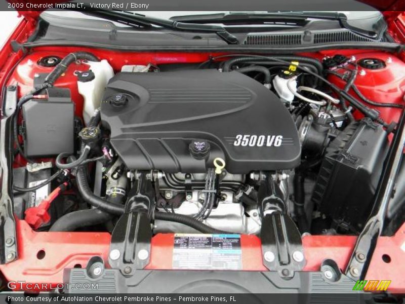 Victory Red / Ebony 2009 Chevrolet Impala LT