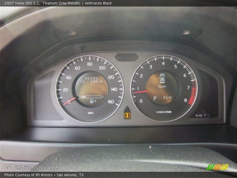 Titanium Gray Metallic / Anthracite Black 2007 Volvo S80 3.2