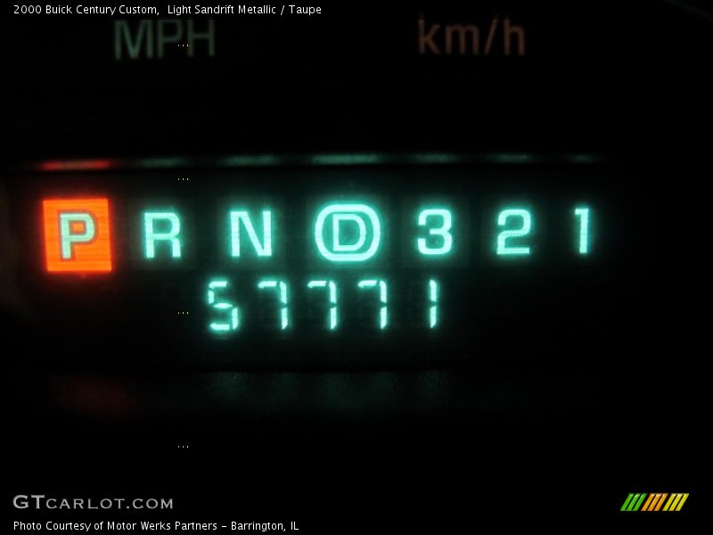 Light Sandrift Metallic / Taupe 2000 Buick Century Custom