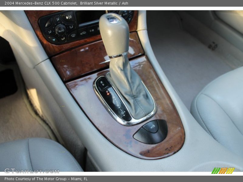 Brilliant Silver Metallic / Ash 2004 Mercedes-Benz CLK 500 Cabriolet