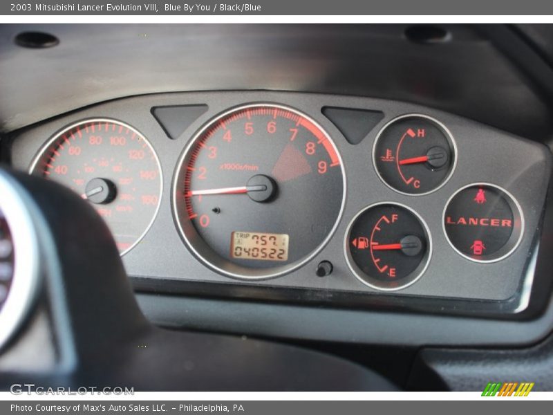  2003 Lancer Evolution VIII VIII Gauges