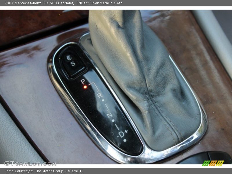 Brilliant Silver Metallic / Ash 2004 Mercedes-Benz CLK 500 Cabriolet