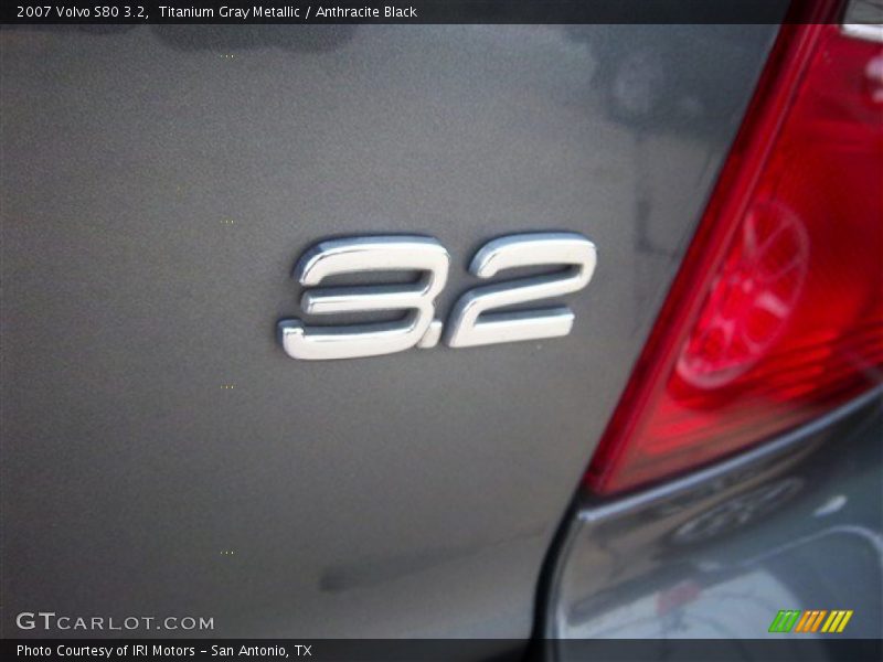 Titanium Gray Metallic / Anthracite Black 2007 Volvo S80 3.2