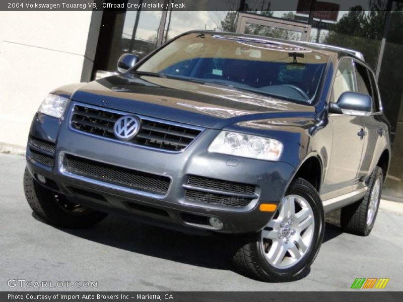Offroad Grey Metallic / Teak 2004 Volkswagen Touareg V8