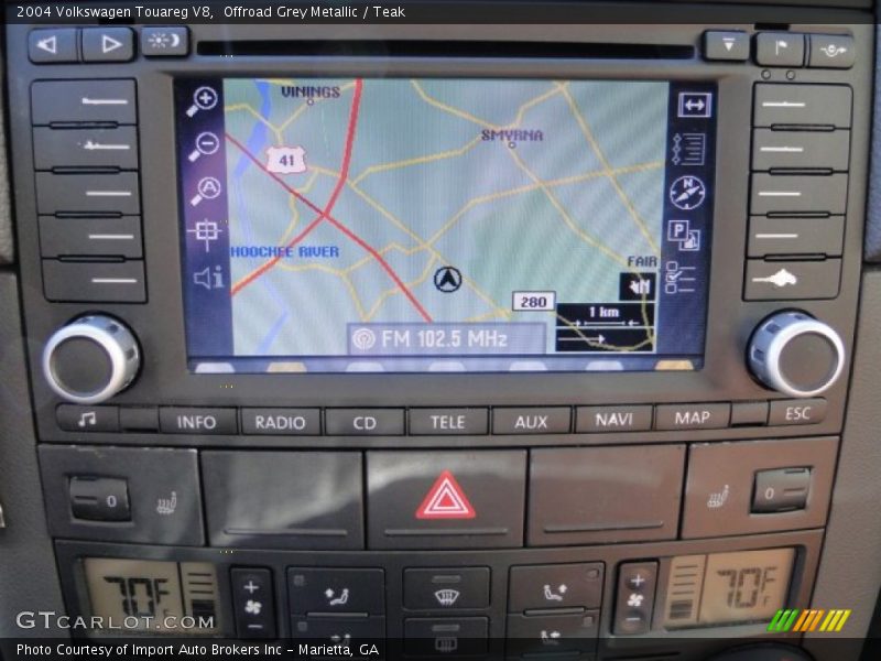 Navigation of 2004 Touareg V8