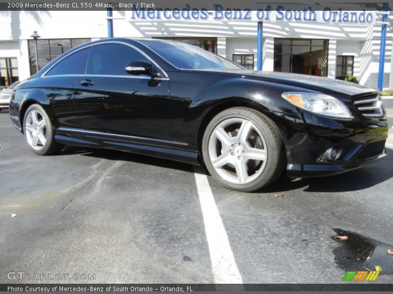 Black / Black 2009 Mercedes-Benz CL 550 4Matic