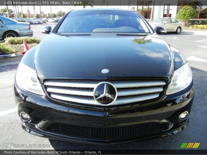 Black / Black 2009 Mercedes-Benz CL 550 4Matic