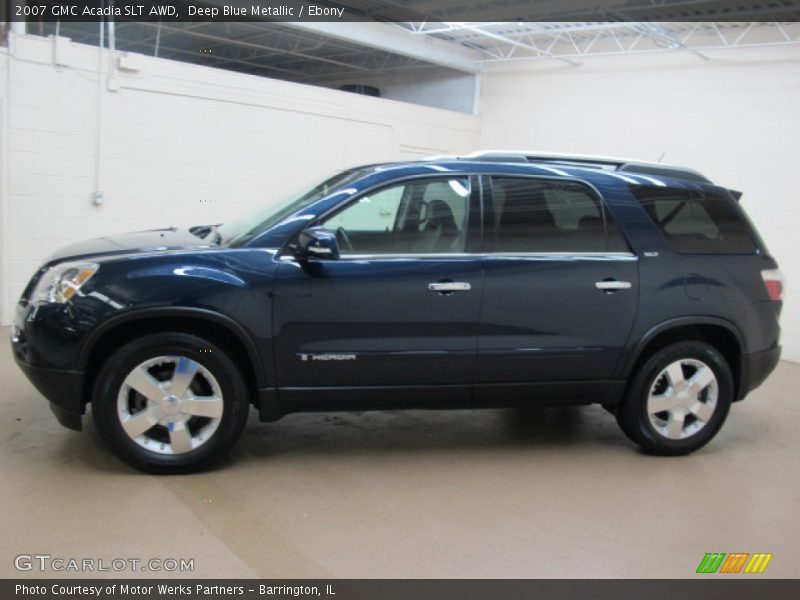 Deep Blue Metallic / Ebony 2007 GMC Acadia SLT AWD