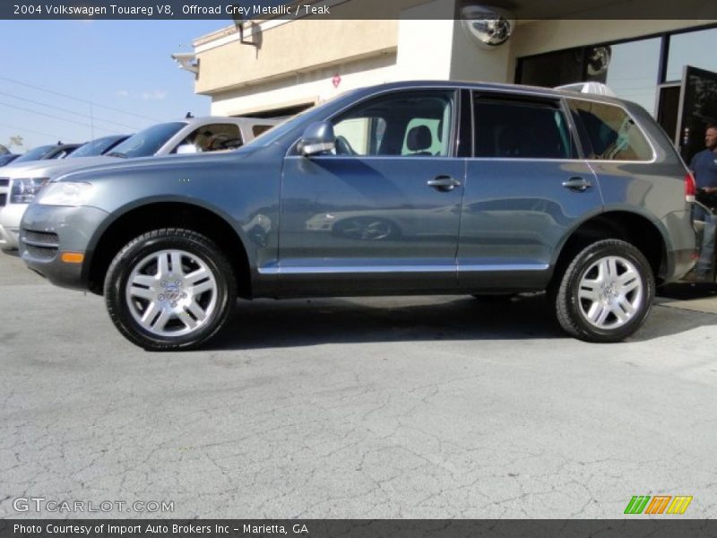 Offroad Grey Metallic / Teak 2004 Volkswagen Touareg V8