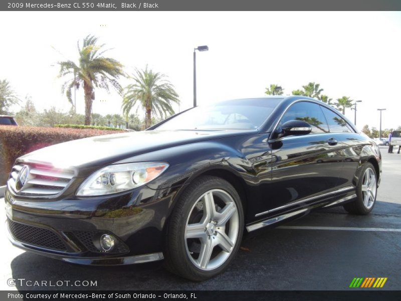 Black / Black 2009 Mercedes-Benz CL 550 4Matic