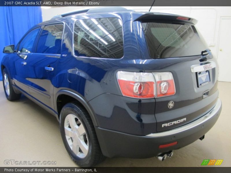 Deep Blue Metallic / Ebony 2007 GMC Acadia SLT AWD