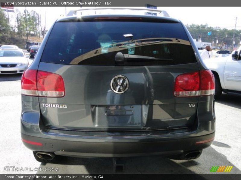 Offroad Grey Metallic / Teak 2004 Volkswagen Touareg V8