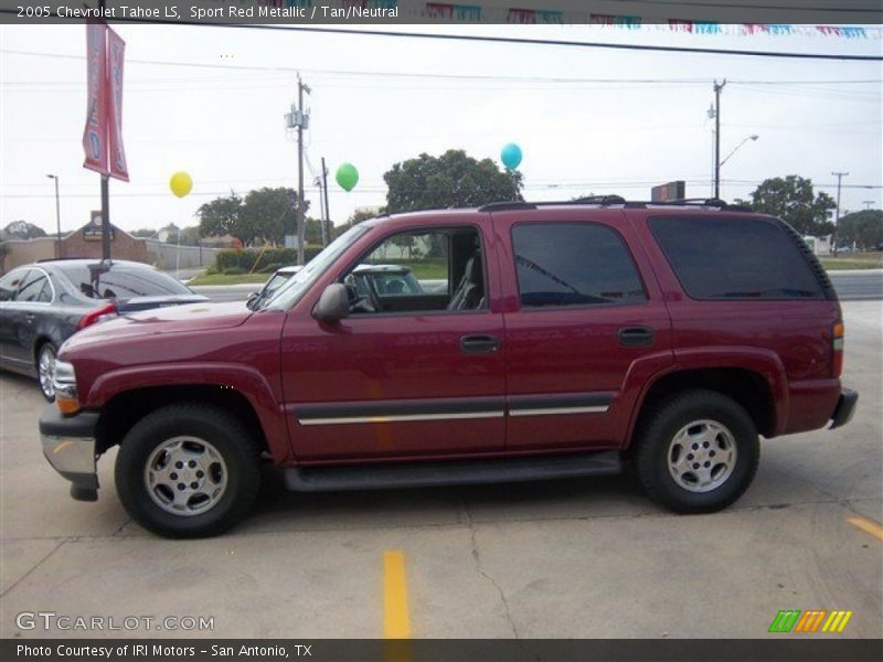 Sport Red Metallic / Tan/Neutral 2005 Chevrolet Tahoe LS