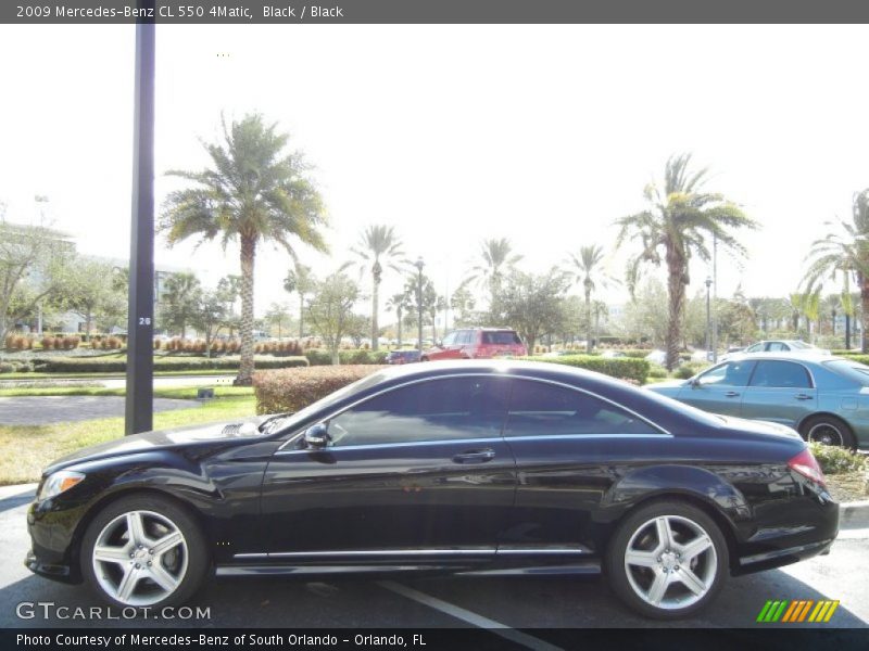 Black / Black 2009 Mercedes-Benz CL 550 4Matic
