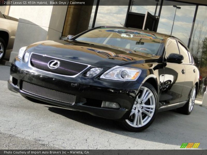 Black Onyx / Cashmere 2007 Lexus GS 450h Hybrid