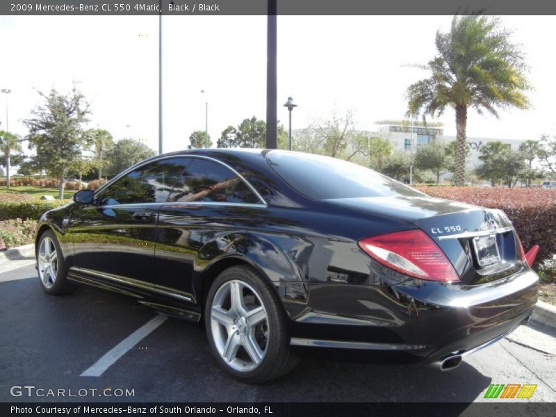 Black / Black 2009 Mercedes-Benz CL 550 4Matic