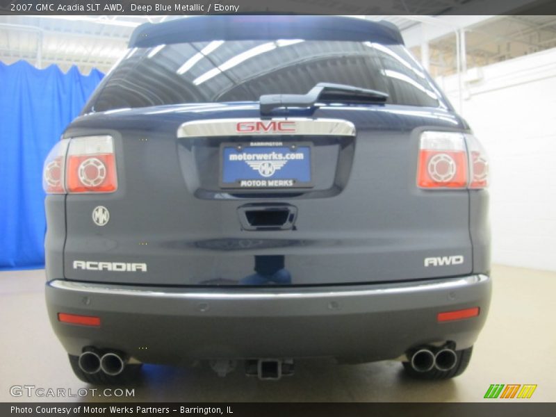 Deep Blue Metallic / Ebony 2007 GMC Acadia SLT AWD