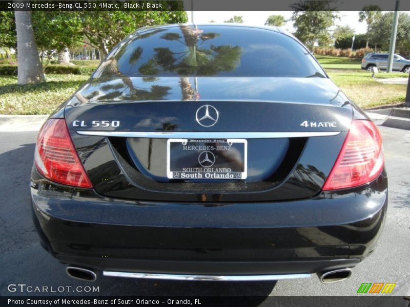 Black / Black 2009 Mercedes-Benz CL 550 4Matic