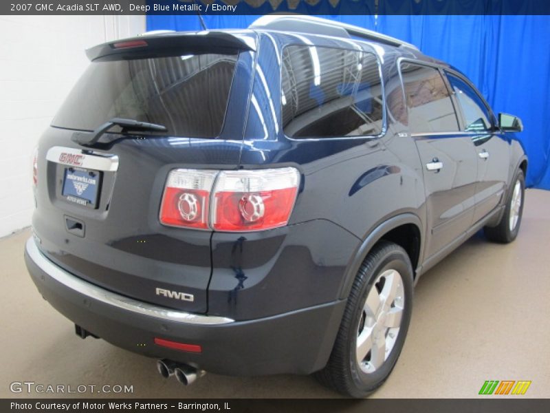 Deep Blue Metallic / Ebony 2007 GMC Acadia SLT AWD