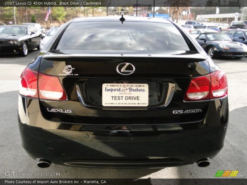 Black Onyx / Cashmere 2007 Lexus GS 450h Hybrid