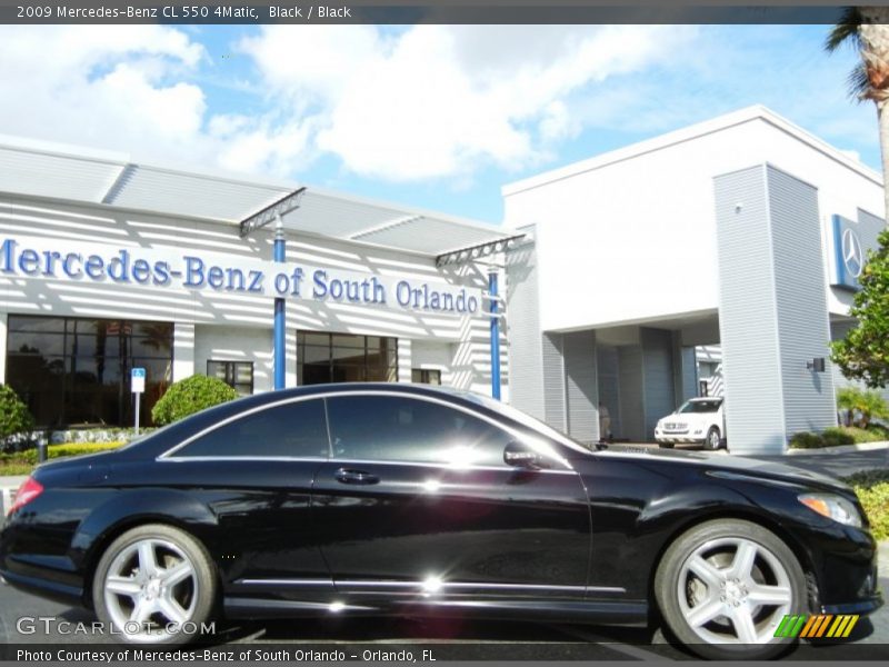 Black / Black 2009 Mercedes-Benz CL 550 4Matic