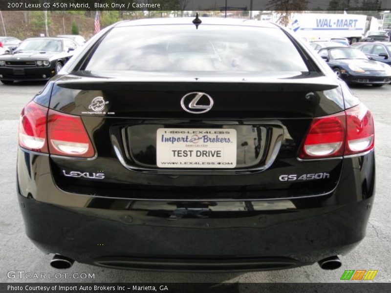 Black Onyx / Cashmere 2007 Lexus GS 450h Hybrid