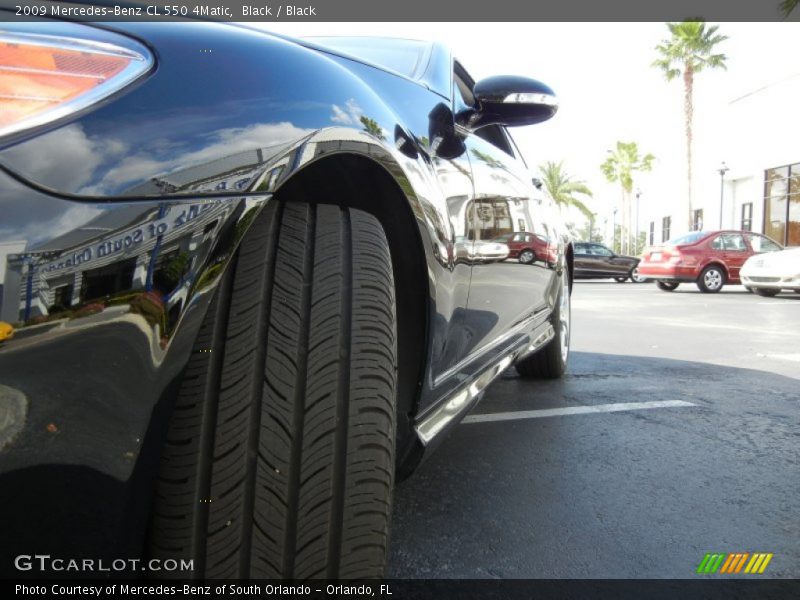 Black / Black 2009 Mercedes-Benz CL 550 4Matic