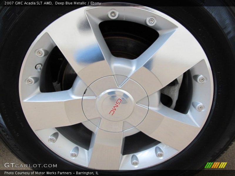 Deep Blue Metallic / Ebony 2007 GMC Acadia SLT AWD