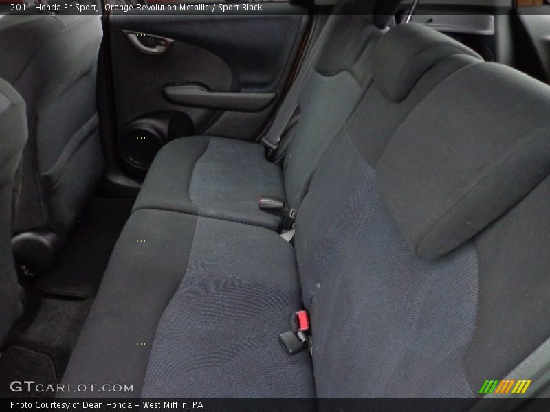 Orange Revolution Metallic / Sport Black 2011 Honda Fit Sport