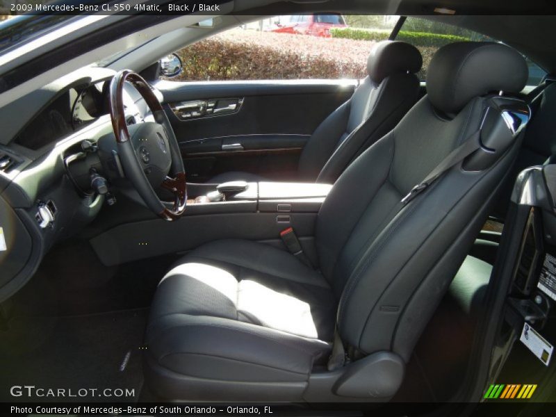 Black / Black 2009 Mercedes-Benz CL 550 4Matic