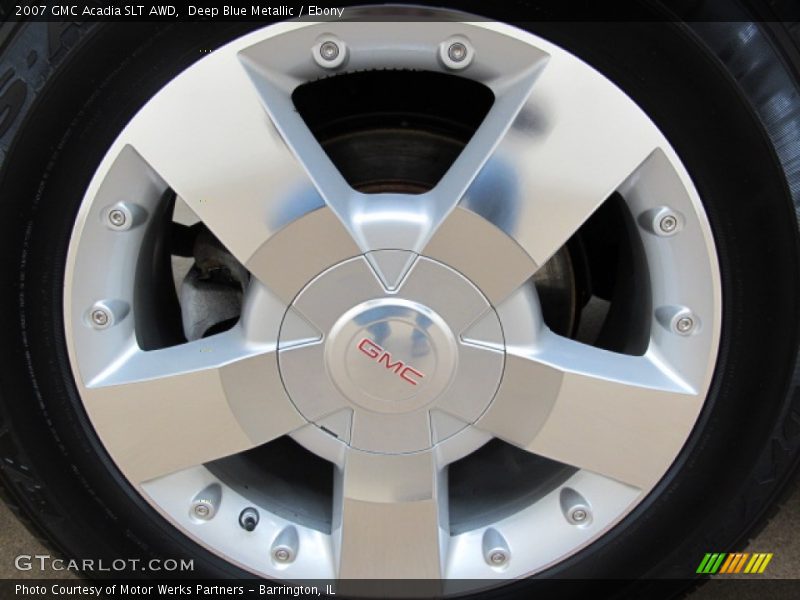 Deep Blue Metallic / Ebony 2007 GMC Acadia SLT AWD