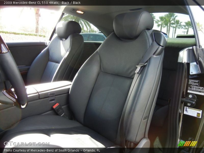 Black / Black 2009 Mercedes-Benz CL 550 4Matic