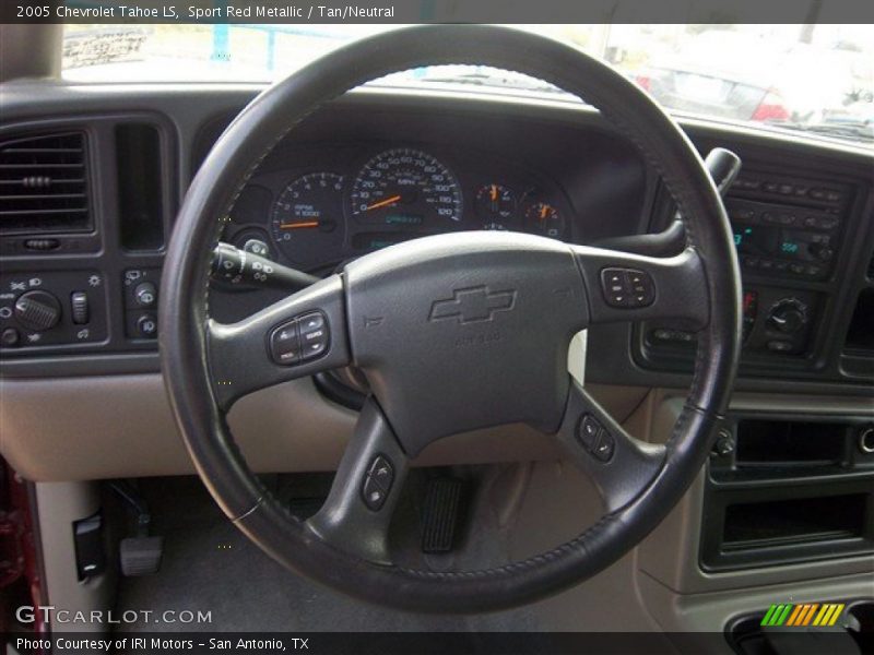Sport Red Metallic / Tan/Neutral 2005 Chevrolet Tahoe LS