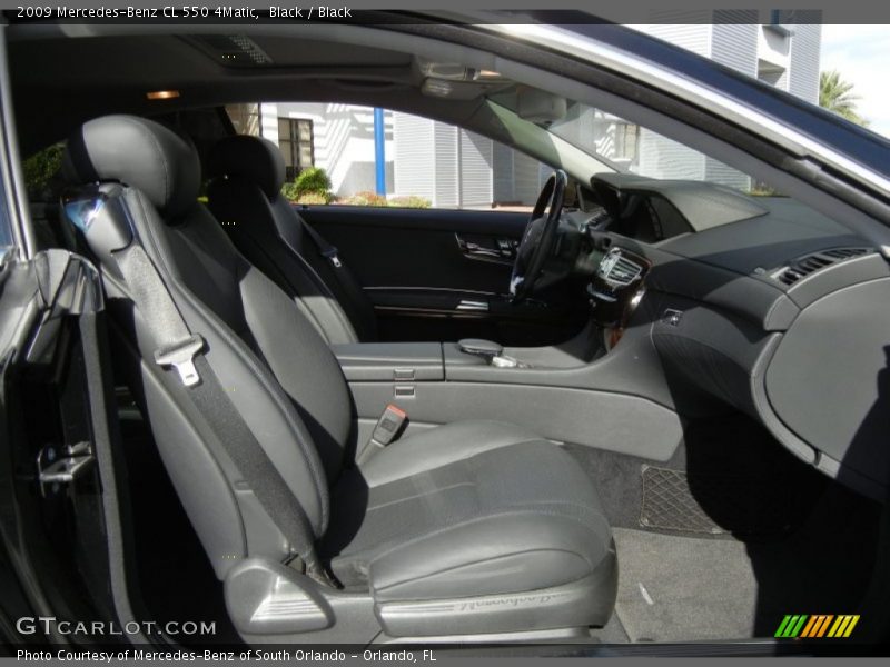 Black / Black 2009 Mercedes-Benz CL 550 4Matic