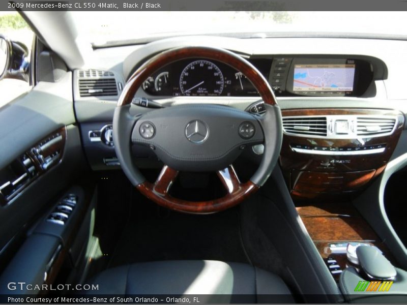 Black / Black 2009 Mercedes-Benz CL 550 4Matic