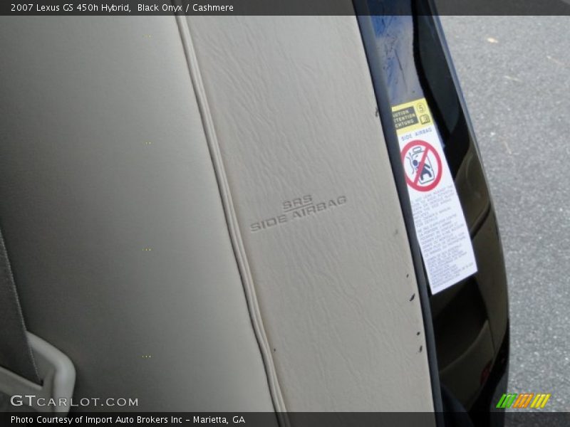 Black Onyx / Cashmere 2007 Lexus GS 450h Hybrid