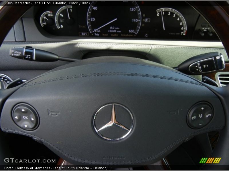 Black / Black 2009 Mercedes-Benz CL 550 4Matic