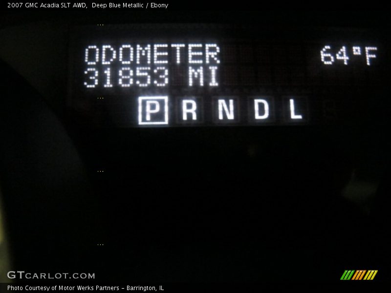 Deep Blue Metallic / Ebony 2007 GMC Acadia SLT AWD
