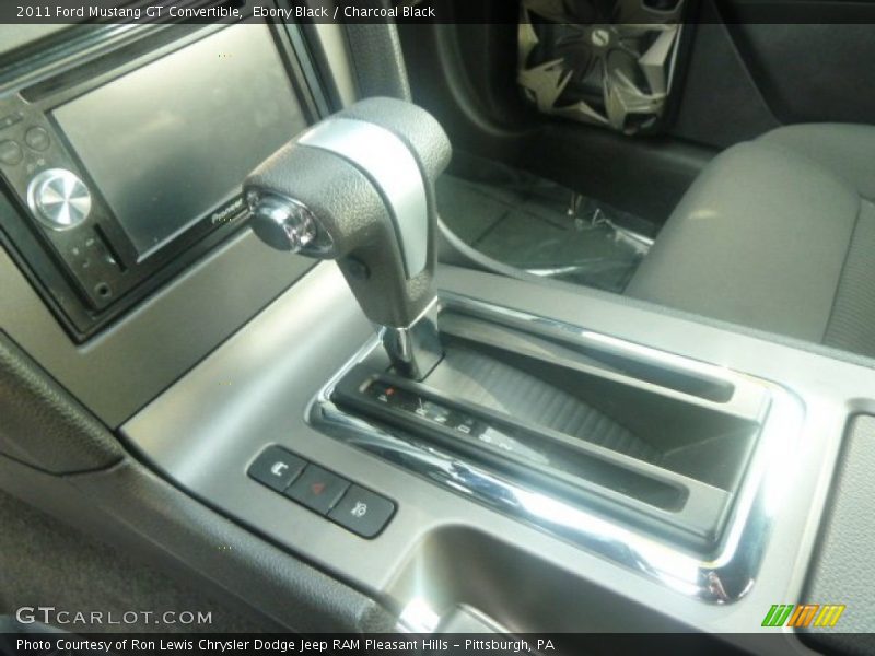 Ebony Black / Charcoal Black 2011 Ford Mustang GT Convertible