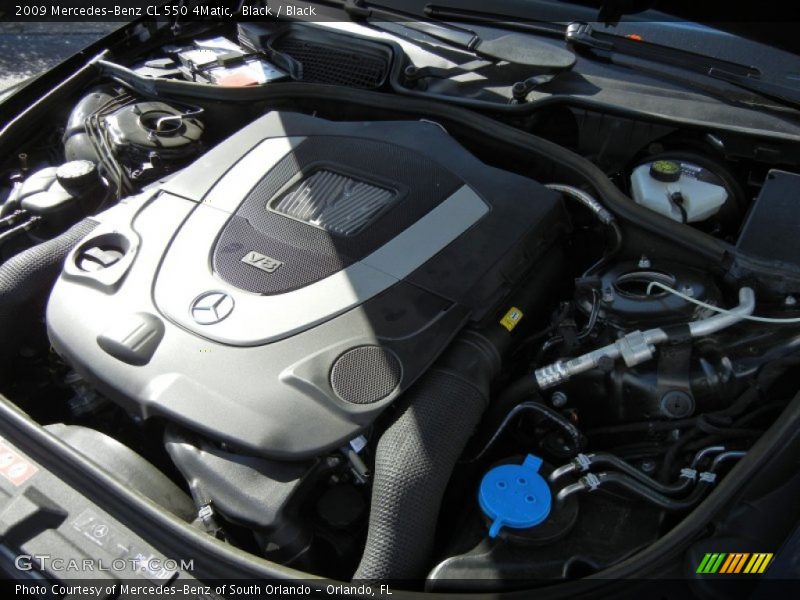 Black / Black 2009 Mercedes-Benz CL 550 4Matic