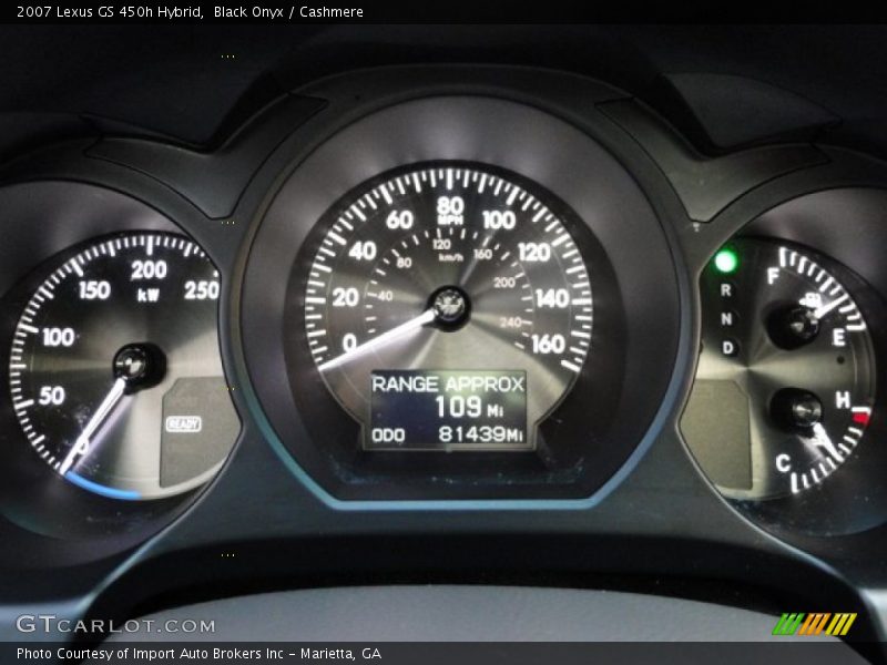 Black Onyx / Cashmere 2007 Lexus GS 450h Hybrid