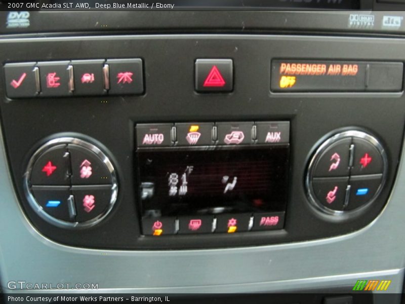 Deep Blue Metallic / Ebony 2007 GMC Acadia SLT AWD