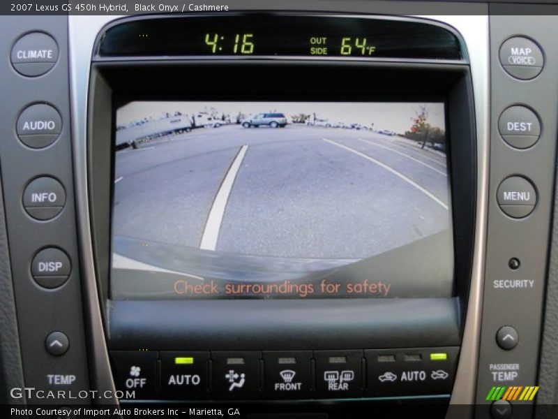 Black Onyx / Cashmere 2007 Lexus GS 450h Hybrid