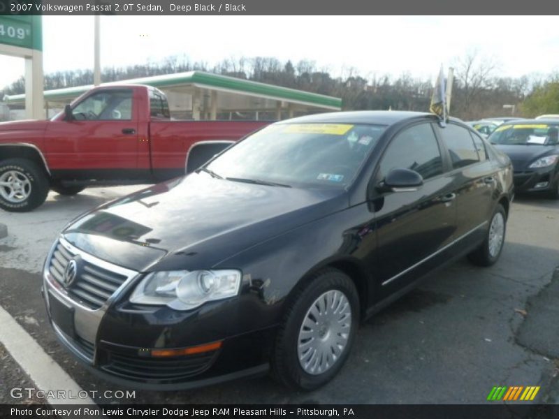 Deep Black / Black 2007 Volkswagen Passat 2.0T Sedan