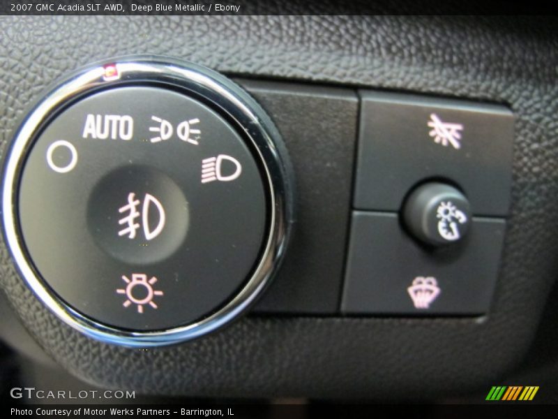 Deep Blue Metallic / Ebony 2007 GMC Acadia SLT AWD