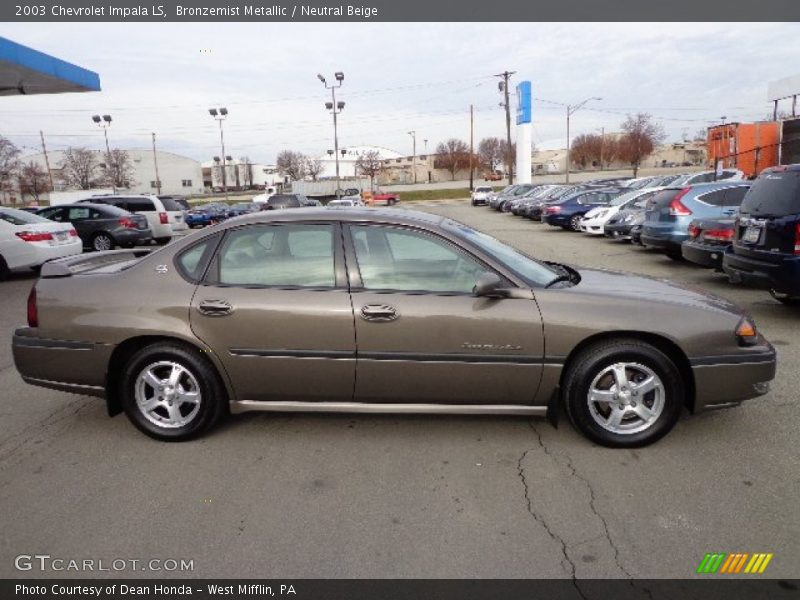 Bronzemist Metallic / Neutral Beige 2003 Chevrolet Impala LS