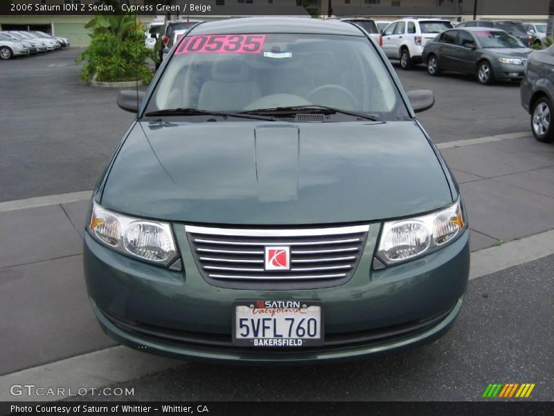 Cypress Green / Beige 2006 Saturn ION 2 Sedan