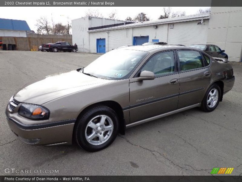 Bronzemist Metallic / Neutral Beige 2003 Chevrolet Impala LS